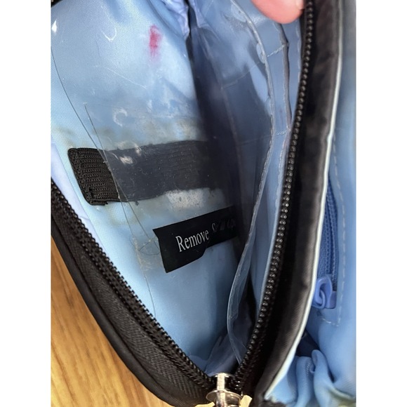 y2k MUDD Black Purse Crossbody Bag Vintage Y2K 90's Blue Mini - Picture 5 of 8